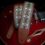 Epivo Cream Aztec Leather Guitar Strap