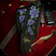 Epivo Purple Roses Leather Guitar Strap